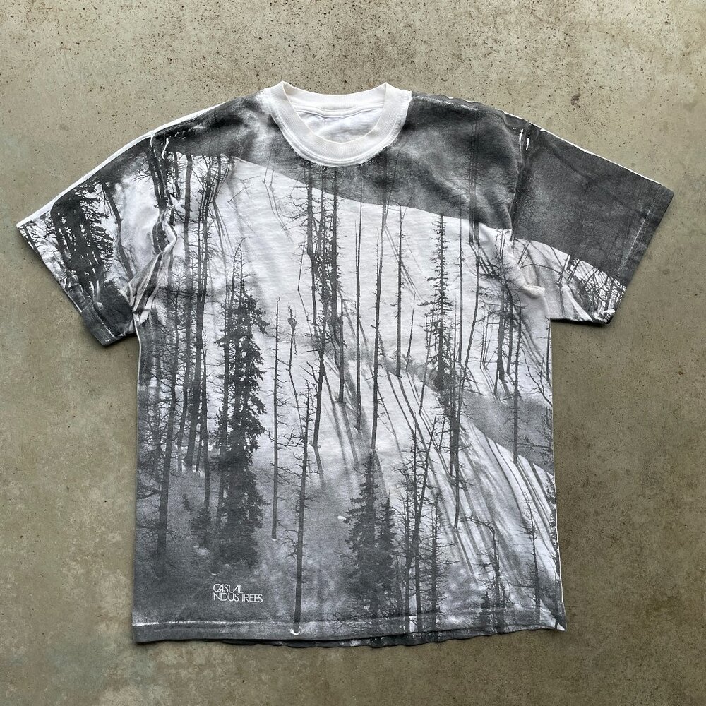 Casual Industrees Nature T-Shirt AOP Winter / Trees Men’s T-Shirt Size: L